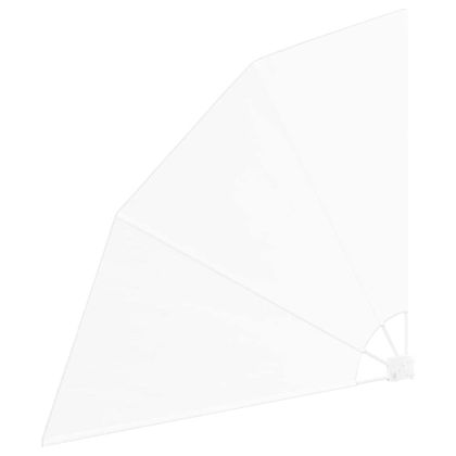 Прозорец за балкон Бяло 160 x 160 cm текстил