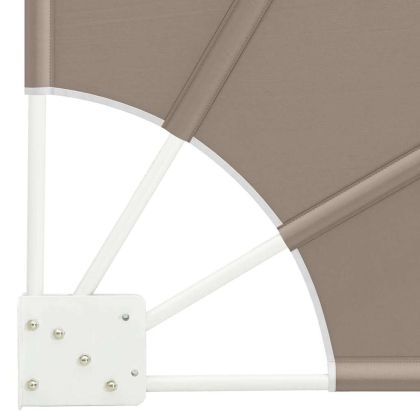 Прозорец за балкон Таупе 140 x 140 cm текстил