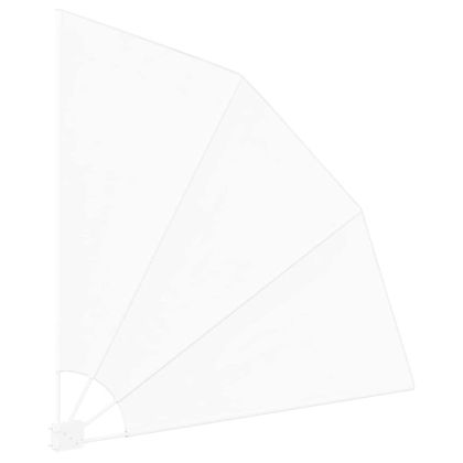 Прозорец за балкон Бяло 140 x 140 cm текстил