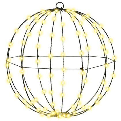 Топка с 192 LED светодиода 2 pcs Топло бяло 43.5 см Метал