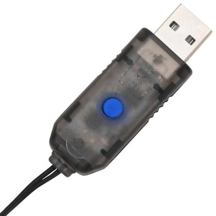 Топка с 384 LED светодиода 2 pcs Студено бяло 60 cm Метал