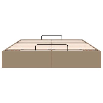Османска рамка за легло без матрак, 140x200 см, изкуствена кожа