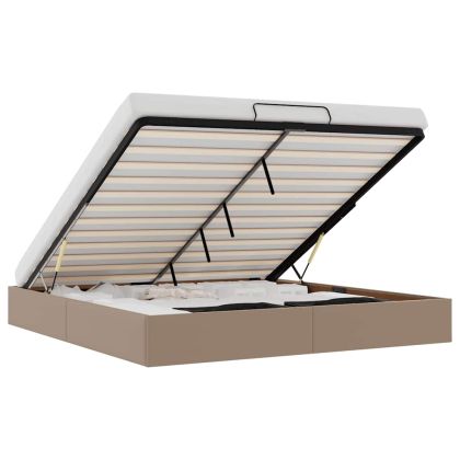 Османска рамка за легло без матрак, 180x200 см, изкуствена кожа