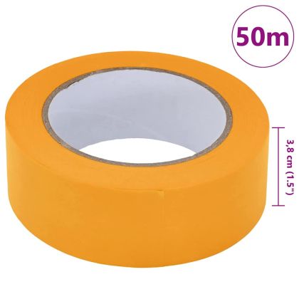 Ленти за маскиране на художници 6 pcs Жълто 38mm x 50m Хартия