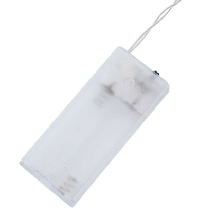 Коледен свещник с 10 LED свещи 3 pcs Червено 47 x 5 x 29 см