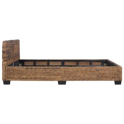 Рамка за легло, естествен ратан, 140x200 cм