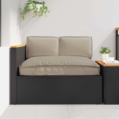 Комплект възглавници за палет 3 pcs Таупе 120 x 80 x 12 cm