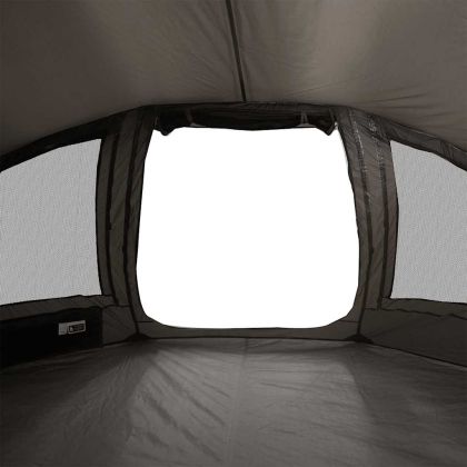 Риболовна палатка за 5 души, сива, водоустойчива