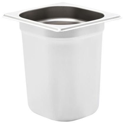 Гастронорм контейнери 8 бр GN 1/6 200 мм неръждаема стомана