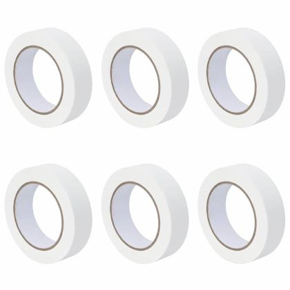 Ленти за маскиране на художници 6 pcs Бяло 30мм х 50м Хартия