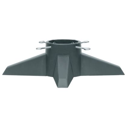 Стойка за коледна елха, зелена, 55,5x55,5x15 см