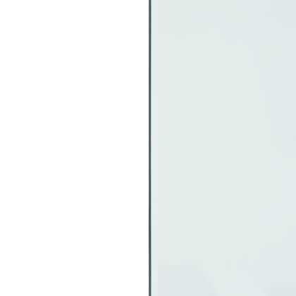 Стъклена подложка за камина, правоъгълна, 80x50 см