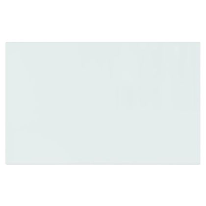 Стъклена подложка за камина, правоъгълна, 80x50 см