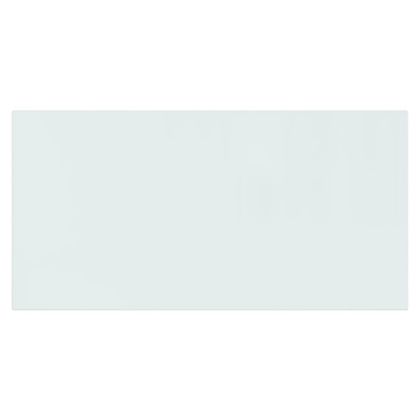 Стъклена подложка за камина, правоъгълна, 100x50 см