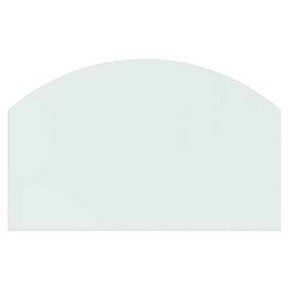 Стъклена подложка за камина, 80x50 см