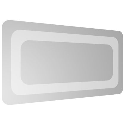 LED огледало за баня, 20x40 см