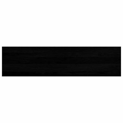 Стълбищни стъпала, 20 бр, тъмнокафяви, 100x30x2 см, дъб масив