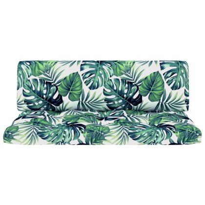 Градинска палетен среден диван бял импрегнирано борово дърво