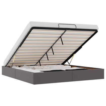 Османска рамка за легло без матрак, 200x200 см, изкуствена кожа