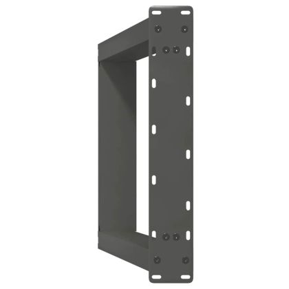 Крака за конзолна маса, U-образни, 2 бр., антрацит, 38 x (72-73) см, стомана