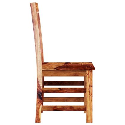 Трапезни столове, 4 бр, масивно дърво