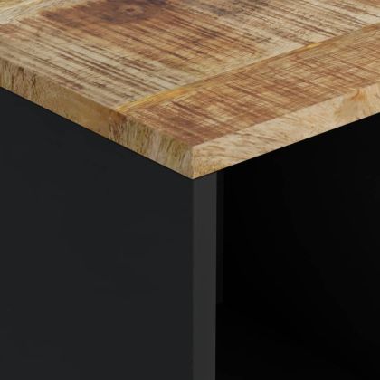 Сайдборд с 2 врати, 80x33x75 см, мангово дърво масив