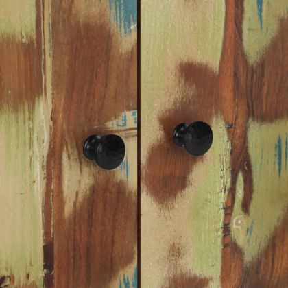 Сайдборд с 4 врати, 60x33x75 см, регенерирано дърво масив