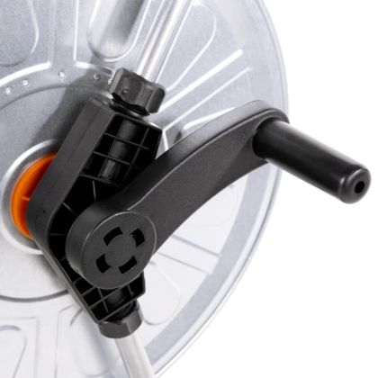 Макара за маркуч тип количка за 80 м 1/2" или 50 м 3/4" стомана