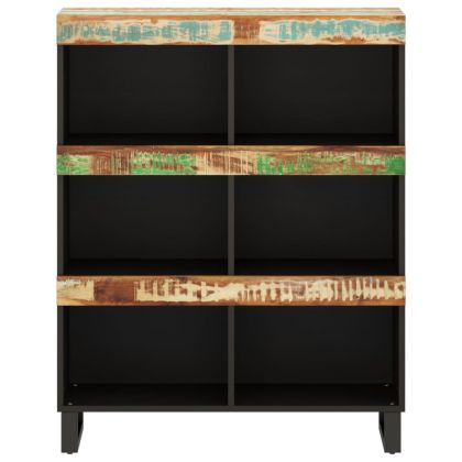 Страничен шкаф, 85x33x107 см, регенерирано дърво масив