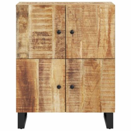 Сайдборд с 4 врати, 60x33x75 см, мангово дърво масив