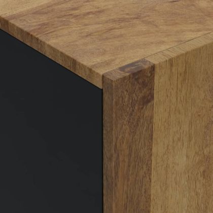 Сайдборд с 4 врати, 60x33x75 см, мангово дърво масив