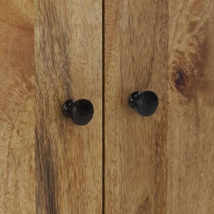 Сайдборд с 4 врати, 60x33x75 см, мангово дърво масив