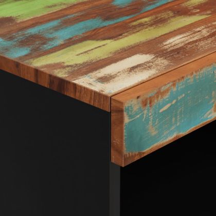 Страничен шкаф, 60x33x107 см, регенерирано дърво масив