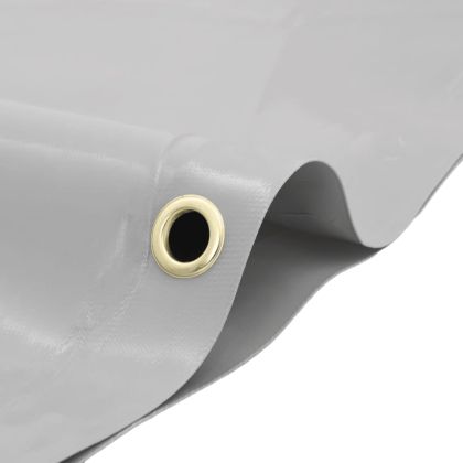 Брезент сив 1,5x2 м 650 г/м²