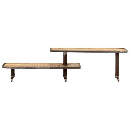 ТВ шкаф, 160x30x40 см, мангово дърво масив