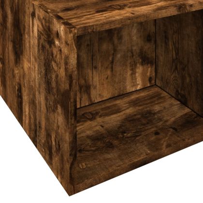 Рамка за легло, опушен дъб, 140x200 см, инженерно дърво