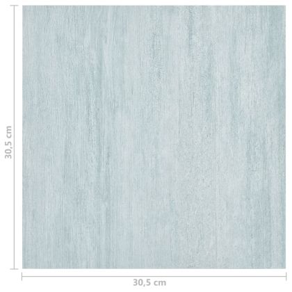 Самозалепващи подови дъски 20 бр PVC 1,86 м² зелени