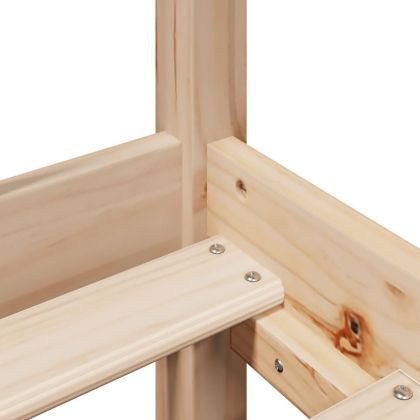 Рамка за легло с табла, 160х200 см, бор масив