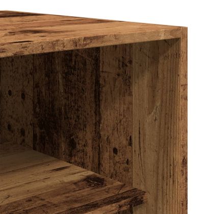 Гардероб, старо дърво, 80x50x200 см, инженерно дърво