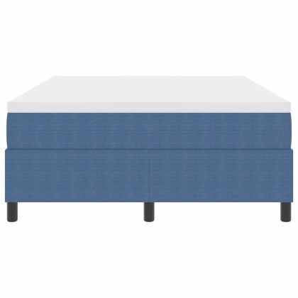 Легло с пружинирана основа Синьо и бяло 140 x 190 cm
