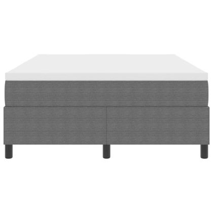 Легло с пружинирана основа Светлосив и бял 140 x 200 cm