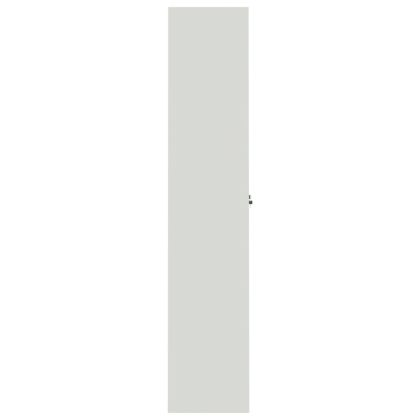 Шкаф за папки светлосив 90x40x200 см стомана