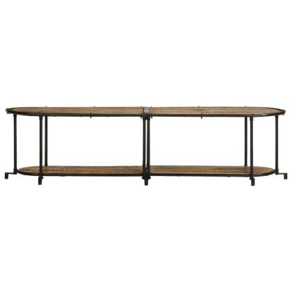 ТВ шкаф, 160x42x40 см, грубо мангово дърво масив