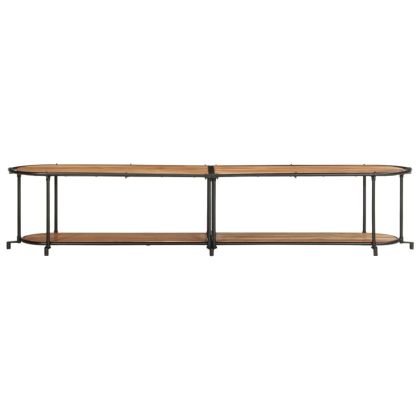 ТВ шкаф, 200x42x40 см, масивно акациево дърво