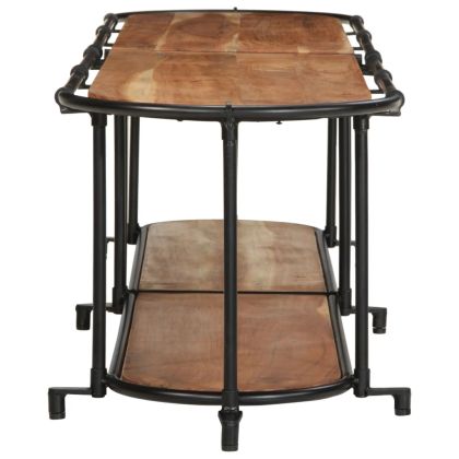 ТВ шкаф, 200x42x40 см, масивно акациево дърво