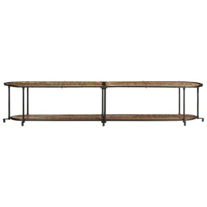 ТВ шкаф, 200x42x40 см, масивно регенерирано дърво