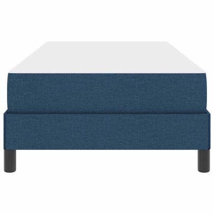 Легло с пружинирана основа с матрак Синьо 90 x 190 cm текстил