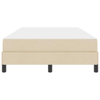 Легло с пружинирана основа с матрак Крем 120 x 190 cm текстил
