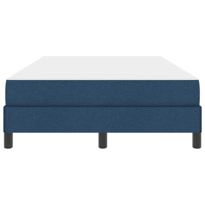 Легло с пружинирана основа с матрак Синьо 120 x 200 cm текстил