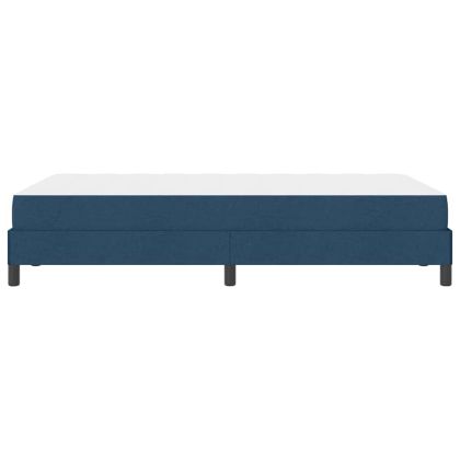 Легло с пружинирана основа с матрак Синьо 120 x 200 cm текстил